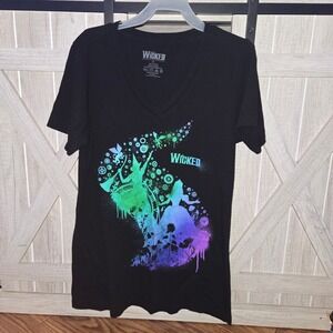 Wicked The Musical Broadway Womens Black T-shirt Small